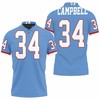 Earl Campbell Houston Oilers Throwback Polo Shirt - A Gift For Nfl Throwback Fans