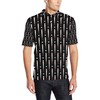 Edgy And Chic: Baseball Pattern Print Design 03 Men'S Polo Shirt With Personalized Print