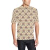 Edgy Gift Idea: Aztec Wolf Pattern Print Design 03 Men'S Polo Shirt With Personalized Print