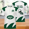 Edgy Skull Fire 3D Polo Shirt For New York Jets Fans - Edgy Style