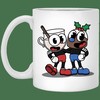 Eggnoghead and Puddingman Mug - Funny Coffee Mug for Valentine's Day with Cute Mugs Set