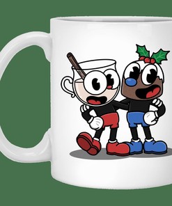 Eggnoghead and Puddingman Mug - Funny Coffee Mug for Valentine's Day with Cute Mugs Set