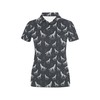 Elegant Wolf Print Women'S 3D Polo Shirt For Wolf Lovers