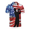 Elevate Your Game With American Golfer 3D Short Sleeve Polo Shirt