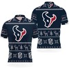 Embrace The Holidays With Houston Texans Christmas All Over Print Polo Shirt