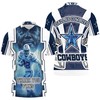 Emmitt Smith 22 Dallas Cowboys Nfc East Division Champions Super Bowl 2021 Polo Shirt With 3D Design