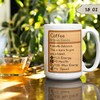 Energize Your Gaming Experience with this Stardew Valley Coffee Mug Featuring Stats and Boosts