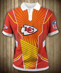 Enjoy Sunlight In This Casual Polo Shirt - Perfect For Fans Of Kc Chiefs