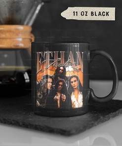 Ethan Torchio Homage Coffee Mug for Fans and Maneskin Lovers: Movie Coffee Mug with 420 Design Car Retro