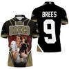 Family Tribute - Drew Brees And Son 3D Polo Shirt For New Orleans Saints Fans