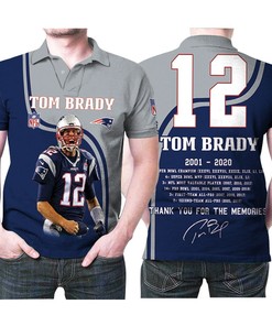 Fan'S Favorite Tom Brady Highlights Career Signatures 3D Printed Polo Shirt
