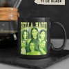 Fashion Icon Bella Hadid Homage Coffee Mug with Vintage 90s Design: White Mug for Bella Hadid Fans