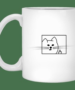 Feline Flip Valentine's Day Coffee Mug Set for Couples