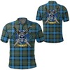 Fergusson Ancient Tartan Golf Shirt - Celtic Scottish Warrior Clothing For Golfers