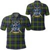 Fergusson Modern Tartan Polo Shirt - Scottish Warrior Clothing With Golf Style