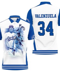 Fernando Valenzuela La Dodgers Personalized Polo T-Shirt - Gift For Baseball Lovers