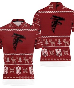 Festive And Fun Atlanta Falcons 3D Polo Shirt For Christmas