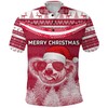 Festive Gift Idea: Australia Christmas Koala Bear 3D All Over Print Polo Shirt