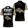 Fight Like A Fan With Denver Broncos Autism Support 3D Polo Shirt