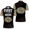 Fight Like A San Francisco 49Ers Autism Support 3D Printed Polo Shirt - Perfect Gift For Fans With 3D T Shirt Birthday