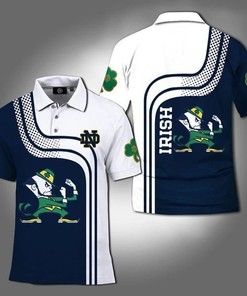 Fighting Irish Fan All Over Print Polo Shirt - Personalized Gift For Notre Dame Fans