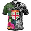Fiji Men'S Tribal Tuna Fish All Over Print Polo T-Shirt