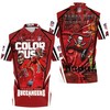 Fire Skull Raised The Red Nfc South Division Champions Super Bowl 2021 Personalized Polo Shirt