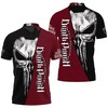 Five Fingers Death Skull For Lovers Personalized 3D Polo Shirt - Unique Gift For Halloween Fans
