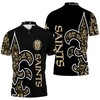 Flame 3D Polo Shirt For New Orleans Saints Nfl Fans - Perfect For Fans