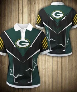 Flame On! Green Bay Packers Polo Shirt For The Bold Fan