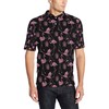 Flamingo Pink Print Men'S Polo Shirt - Stand Out In Style