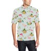 Flamingo Sweet Print Men'S Polo Shirt - Perfect For A Casual Outing