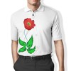 Flower Full-Print 3D Polo T-Shirt - Celebrate Nature With A Beautiful Polo