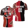 For The Ultimate Ohio Fan: Ohio State Buckeyes And Cleveland Browns Saturday-Sunday Personalized Polo Shirt