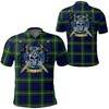 Forbes Modern Tartan Polo Shirt - Scottish Warrior Clothing With Golf Style