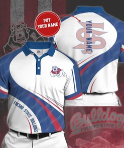 Fresno State Bulldogs No94 3D All Over Print Polo Shirt - Unique And Customized For Fans