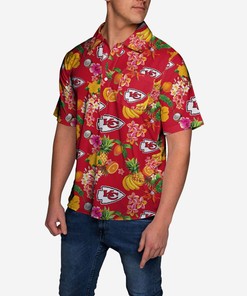 Fruit Flair Short Sleeve Kansas City Chiefs Polo Shirt - Ideal For All Fans
