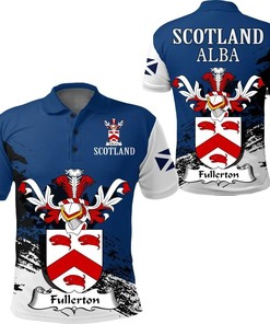 Fullerton Golf Style Special Edition Polo Shirt - Scottish Family Crest