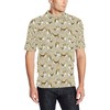 Fun And Edgy: Beagle Pattern Print Design 04 Men'S Polo Shirt With Personalized Print