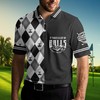 Fun And Stylish Gift Idea: B&W Golf The Way I Do Polo Shirt With Personalized Print