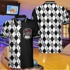 Fun And Trendy Gift Idea: B&W I Just Need To Go Bowling Polo Shirt With Personalized Print