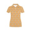 Fun Shiba Inu Print Design Women'S Polo Shirt - Perfect For Sports And Activities