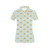 Fun Shiba Inu Print Design Women'S Polo Shirt - Perfect For Sports And Leisure Activities