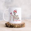 Funny Anti-Valentine Mug - Coffee is My Valentine - Humorous Skeleton Mug