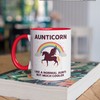 Funny Aunticorn Mug with Cute Unicorn Design | Perfect Gift for Aunt | Great for Coffee and Tea Lovers