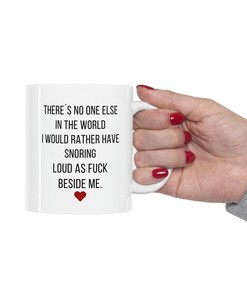 Funny Bf Gift: Snoring Boyfriend Mug, A Unique Valentines Day Boyfriend Gift