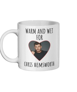 Funny Chris Hemsworth Fan Mug Set, Amazing Valentine's Day Gift for Her