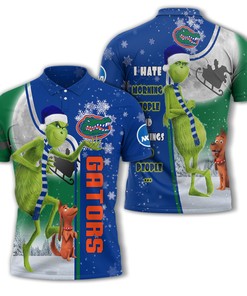 Funny Christmas The Grinch Florida Gators Ncaa Unisex 3D Polo Shirt - Stylish And Personalized Fan Apparel