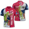 Funny Christmas The Grinch Fresno State Bulldogs Ncaa Unisex 3D Polo Shirt - Personalized And Stylish Fan Apparel