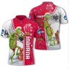 Funny Christmas The Grinch Indiana Hoosiers Ncaa Unisex 3D Polo Shirt - Fashionable And Personalized Fan Apparel